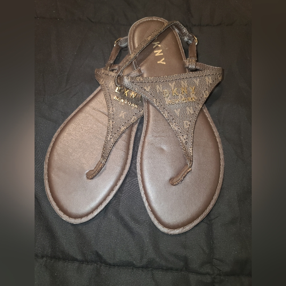 DKNY Brown Women's Sandals